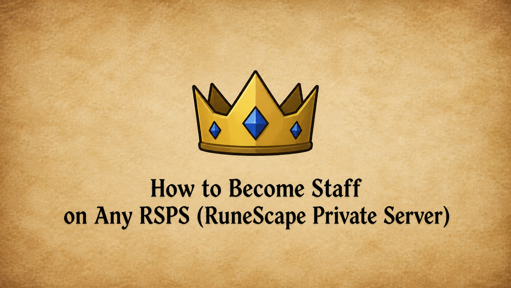 How to Become Staff on Any RSPS (RuneScape Private Server)